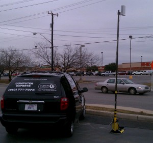 WiMAx San Antonio doing mobile testing with external CLEAR modem WiMAx San Antonio doing mobile testing with external CLEAR modem